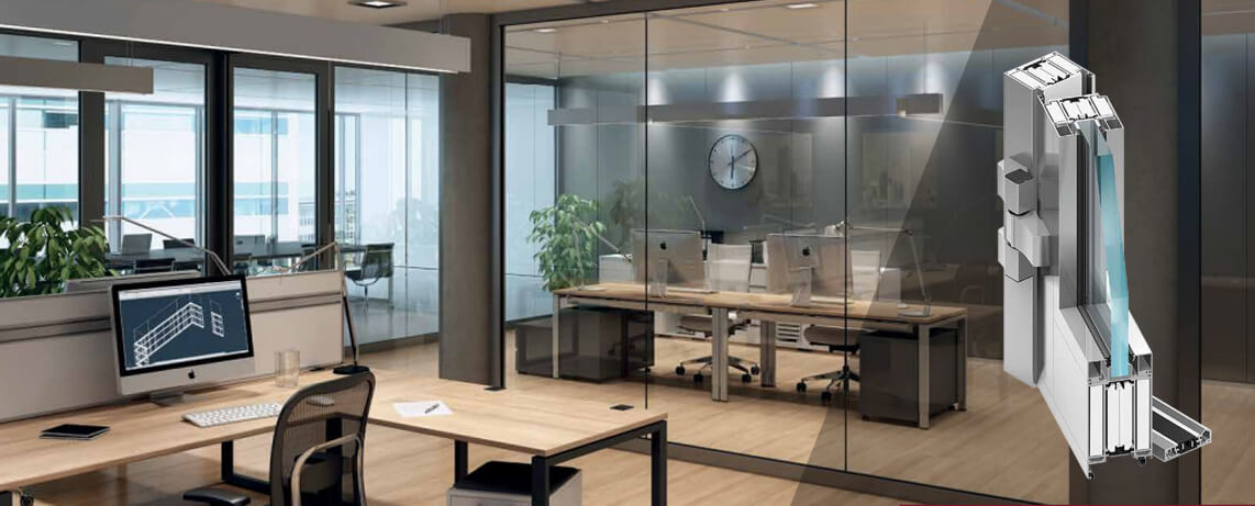 Aluminum Windows In Offces