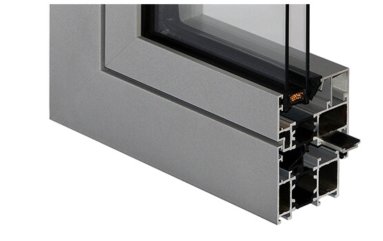 MB 60 aluminum window cutaway