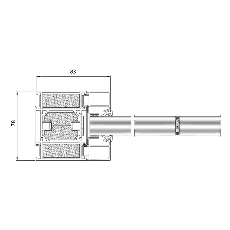 MB 78 EI Window drawing