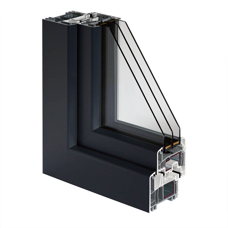 Kombisystem Plus window cutaway