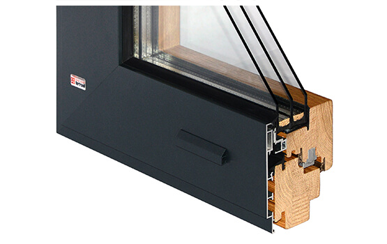 Alutrend Integral window cutaway