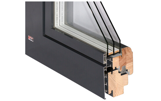 Alutrend Quadrant FB Timber Aluminum Windows