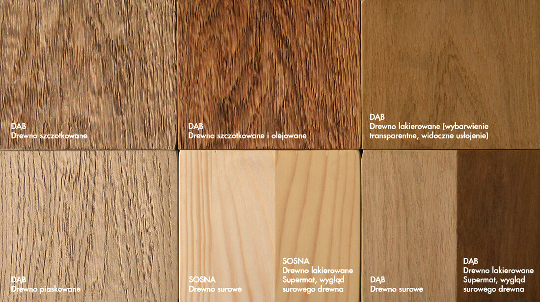 Colors - Examples Of The Wood Coatings
